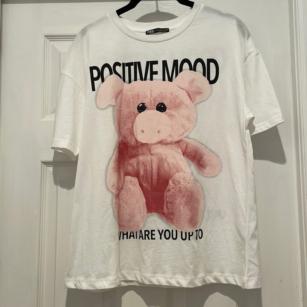 ZARA graphic tee (S)